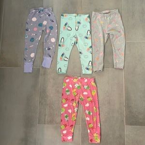 2T Stretchy leggings bundle of 4